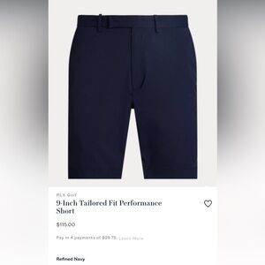 Ralph Lauren RLX golf shorts